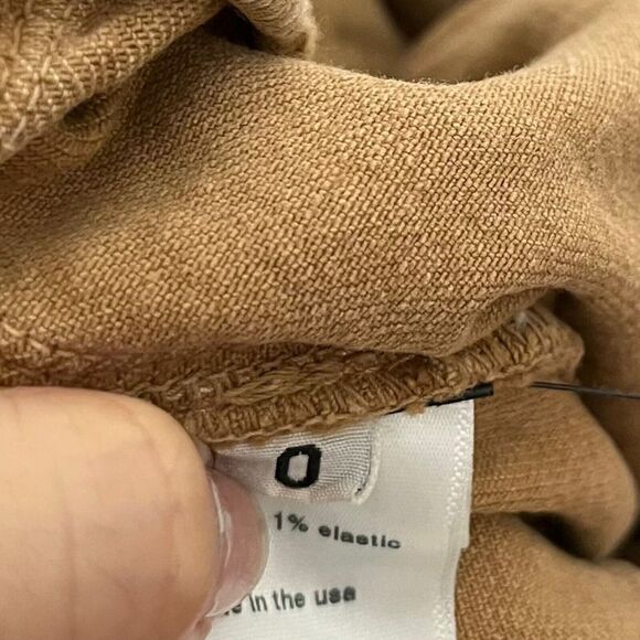 Rachel Comey Crossover Cropped Pants Brown Drop Crotch High Rise Women’s Size 0 - Picture 11 of 14